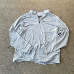 Mens PETER MILLAR Crown Sport Perth 1/4 Zip Performance Pullover XXL Gray